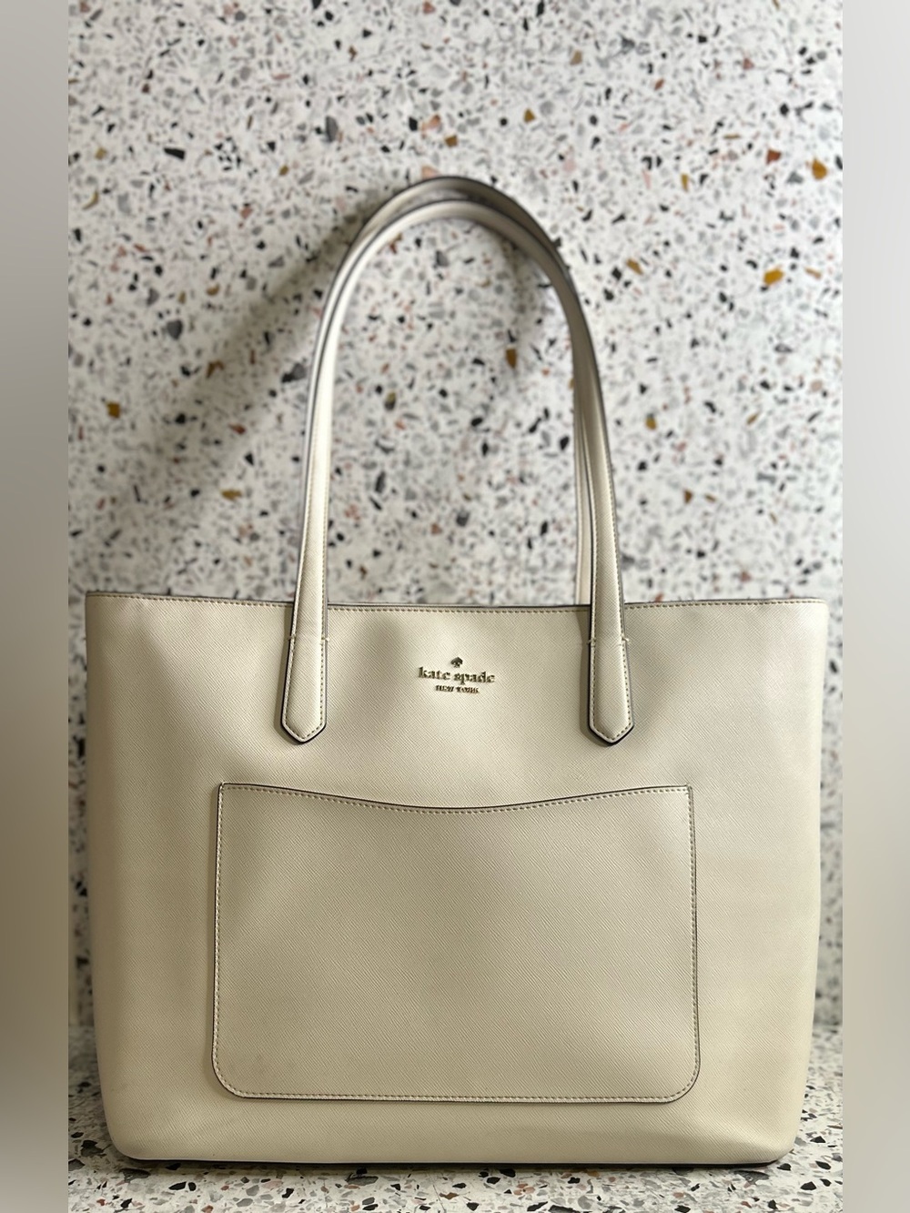 Kate Spade New York Staci Large Tote Style #KF369 In Cream Color